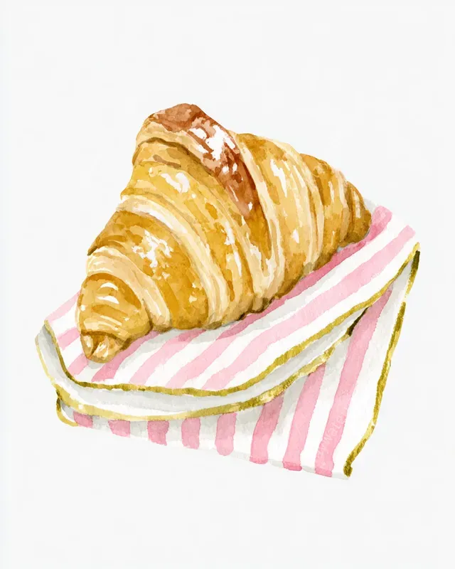 Parisian Lifestyle Watercolor Cliparts