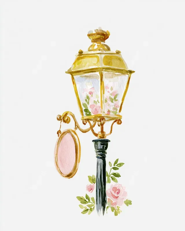 Parisian Lifestyle Watercolor Cliparts