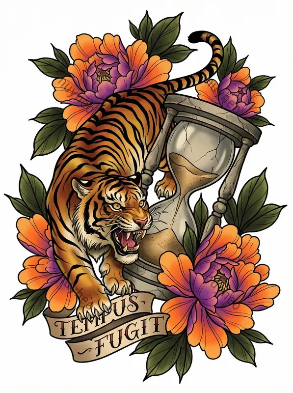 Neotraditional Bold Tattoo Art