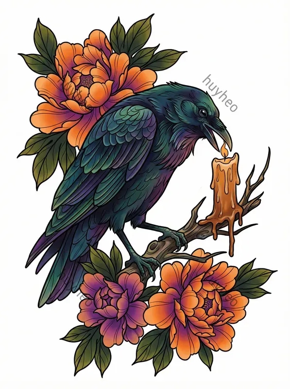 Neotraditional Bold Tattoo Art