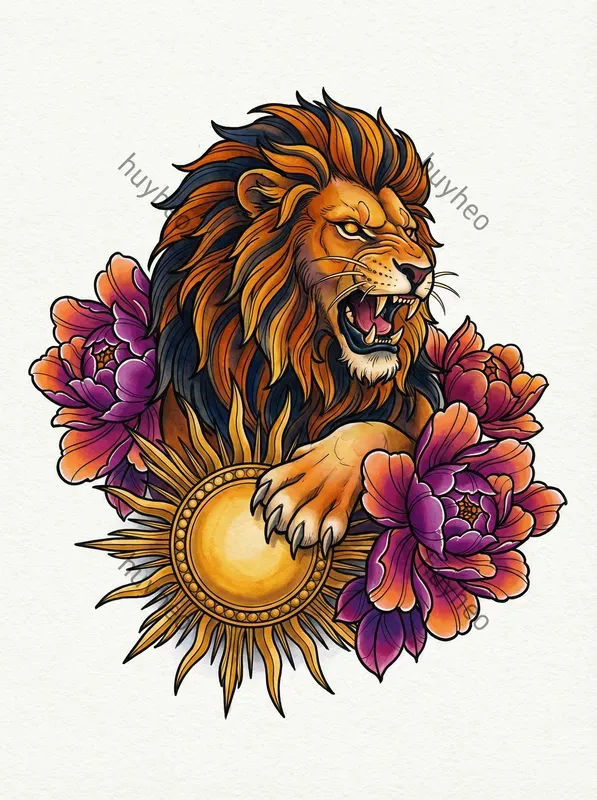 Neotraditional Bold Tattoo Art