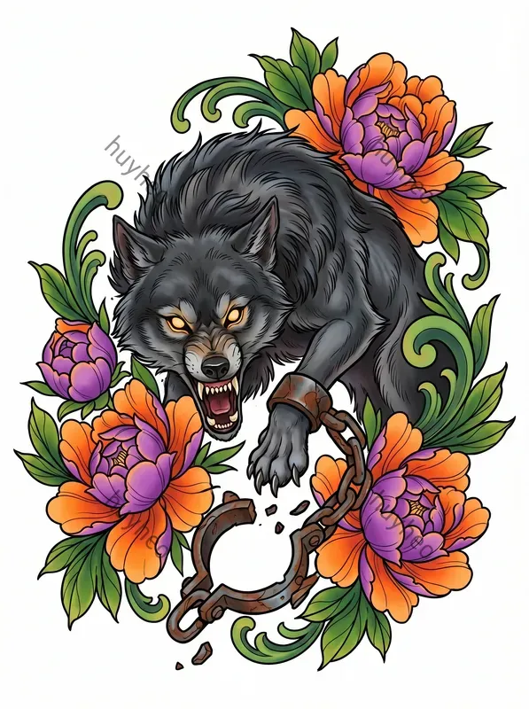 Neotraditional Bold Tattoo Art