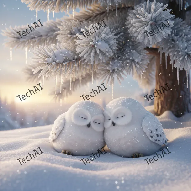 3D Animated Winter Wonderland Style