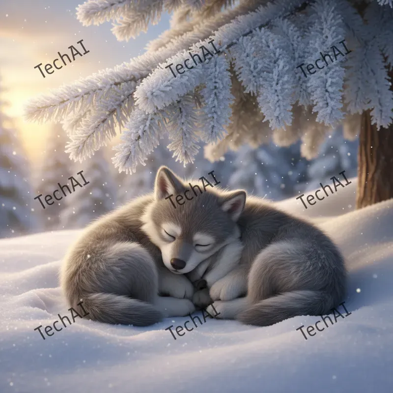 3D Animated Winter Wonderland Style