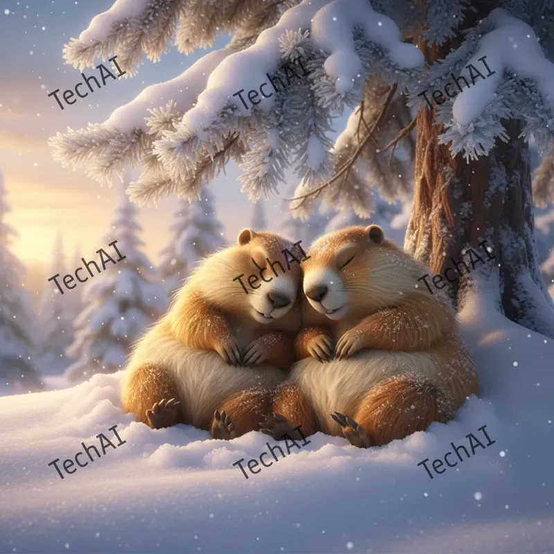 3D Animated Winter Wonderland Style