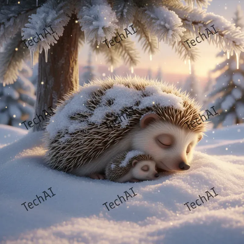 3D Animated Winter Wonderland Style