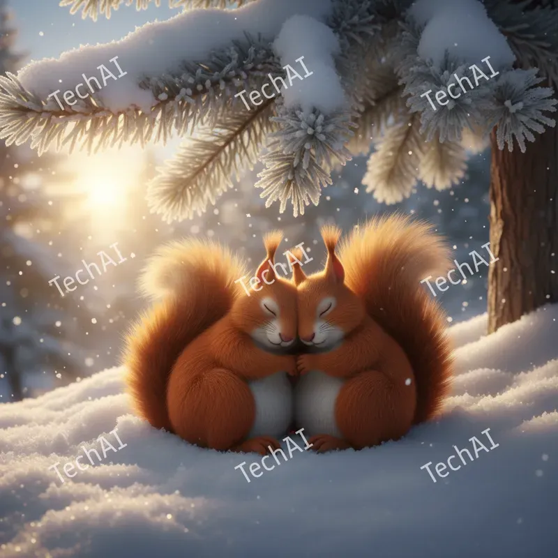 3D Animated Winter Wonderland Style