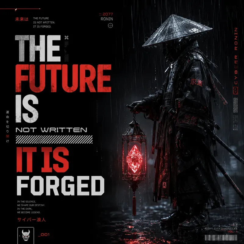 Cyber Nomad Typography Poster Packs