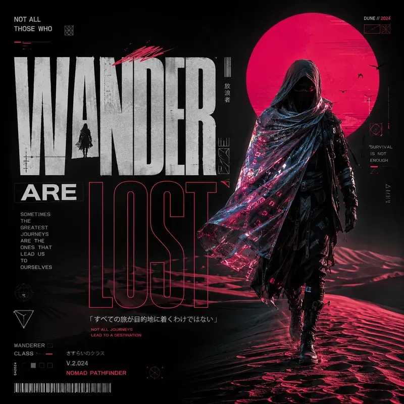 Cyber Nomad Typography Poster Packs