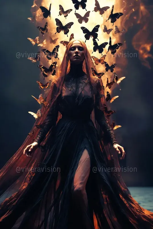 Cinematic Dark Feminine Shadow Portraits