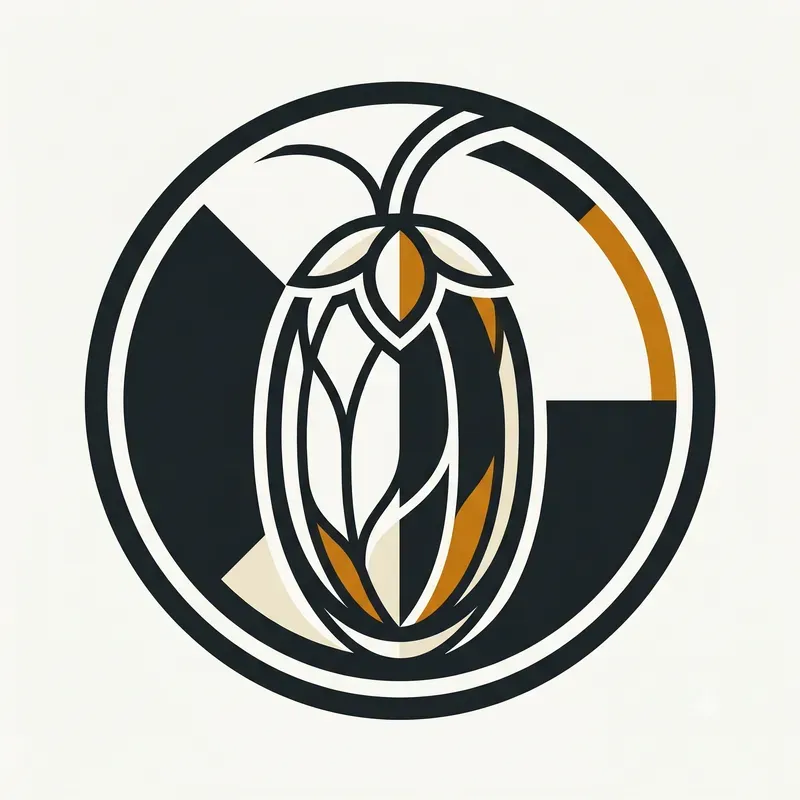 Modern Drupe Fruit Emblems