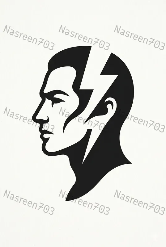 Minimalist Negative Space Emblem Logos