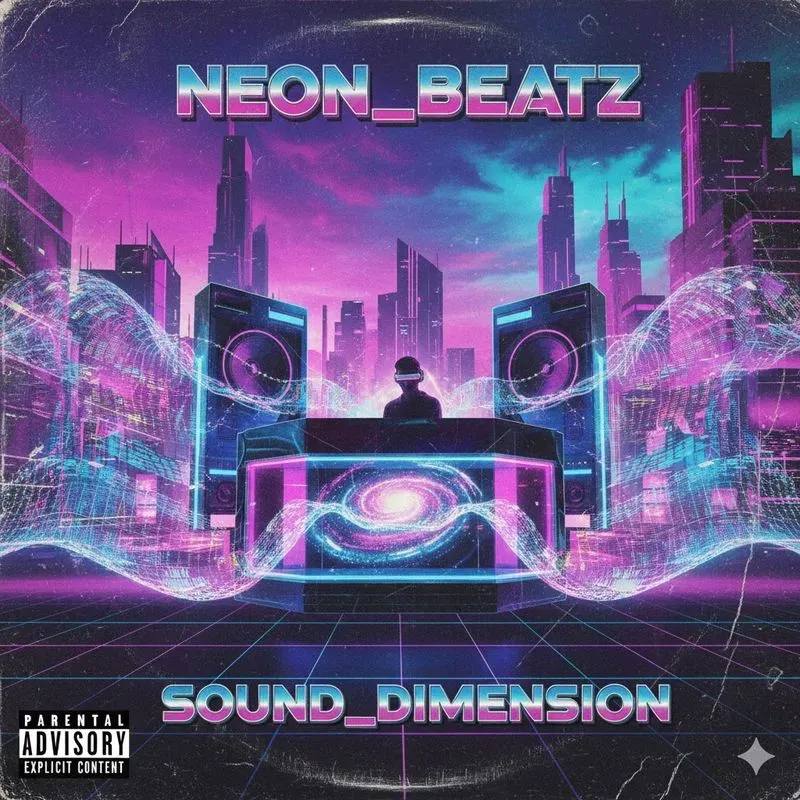 90s Y2k Neon Vinyl Album Covers