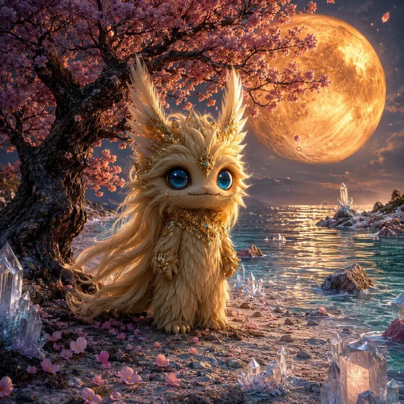 Moonlit Fantasy Creatures