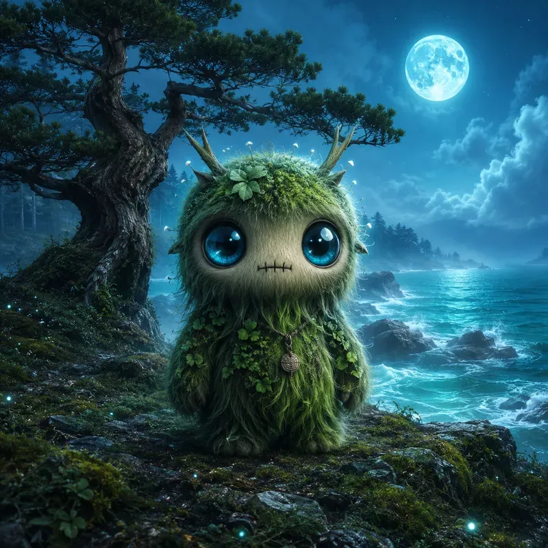 Moonlit Fantasy Creatures