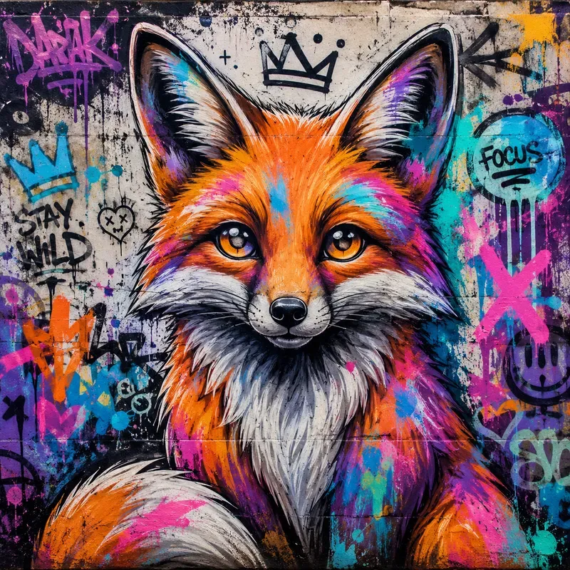 Urban Graffiti Character Art