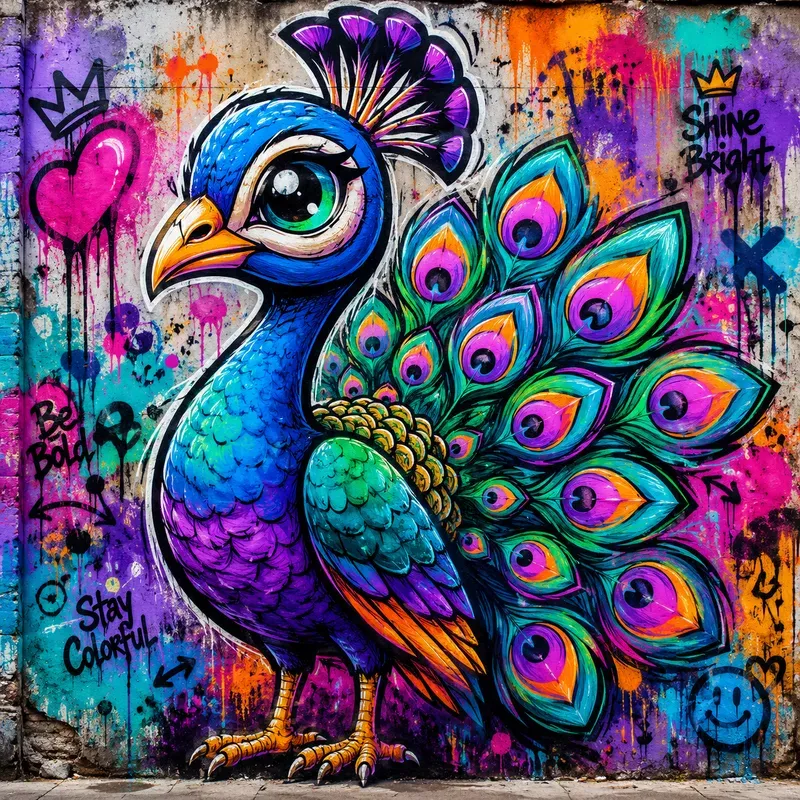 Urban Graffiti Character Art