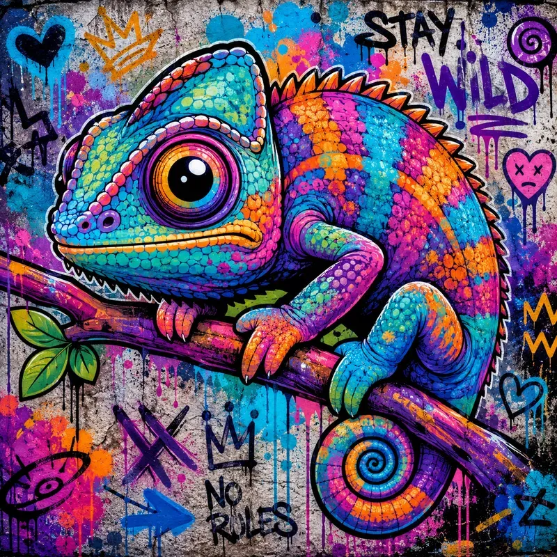 Urban Graffiti Character Art