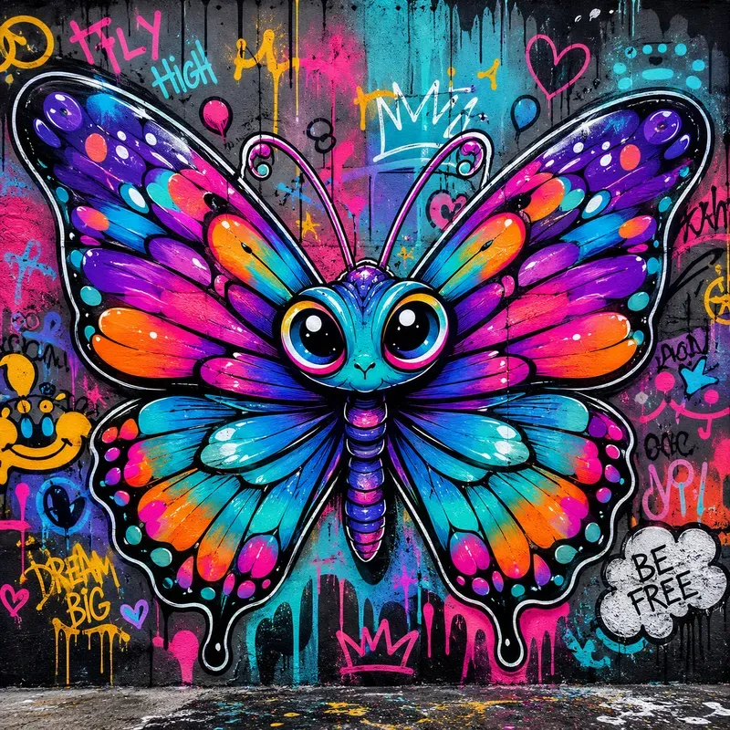 Urban Graffiti Character Art