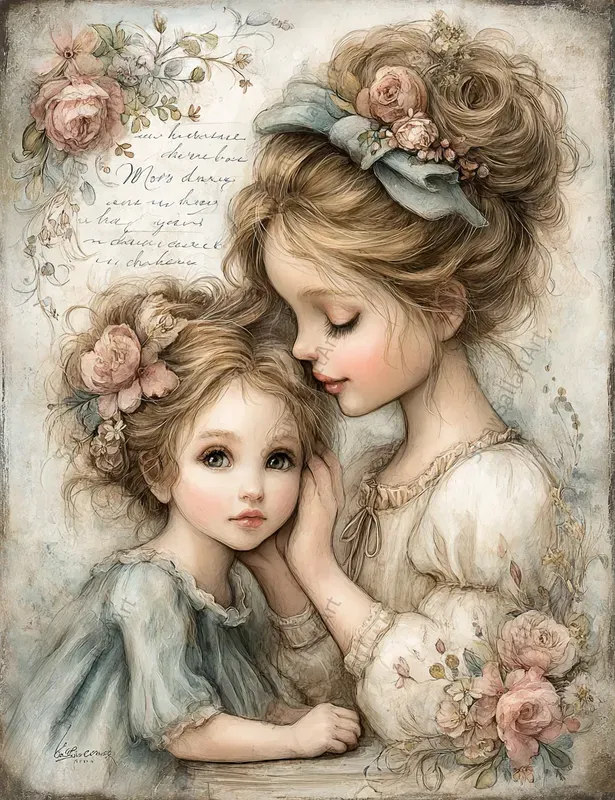 Mothers Day Junk Journal Boho Style Art