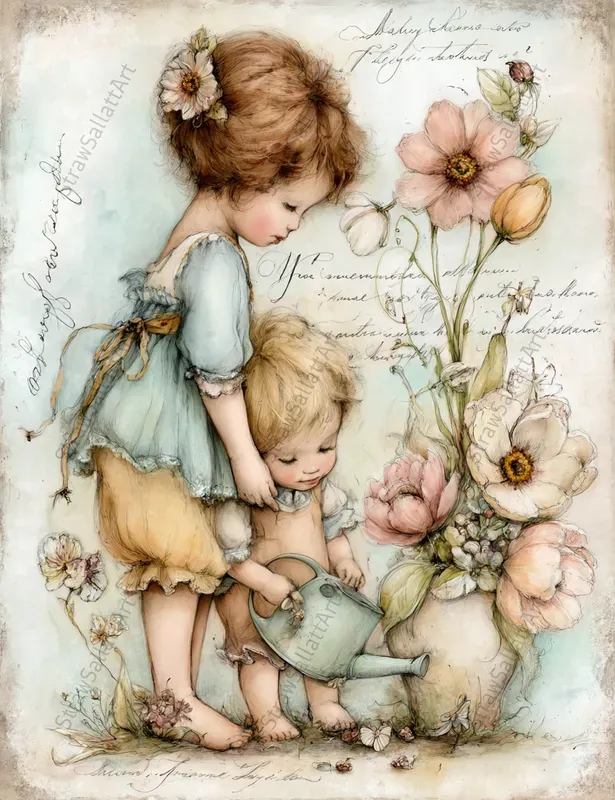 Mothers Day Junk Journal Boho Style Art