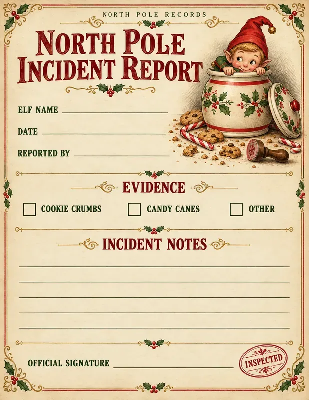 Funny Elf Mischief Printable Kits