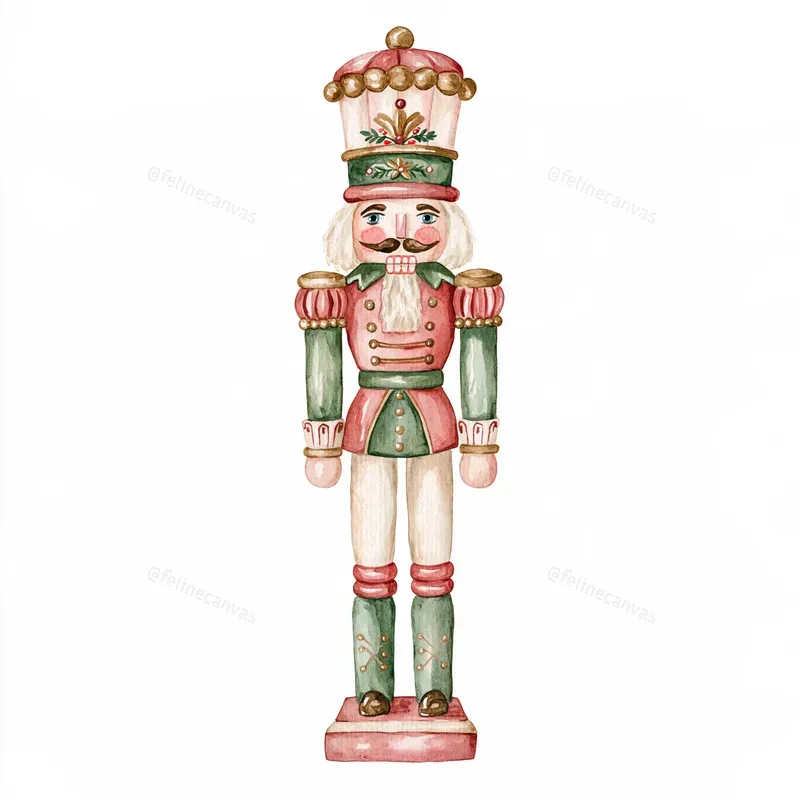 Soft Christmas Watercolor Cliparts