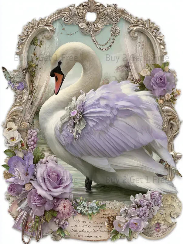 Lavender French Vintage Product Tags