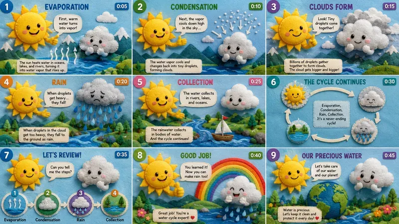 Childrens Educational Video Storyboards