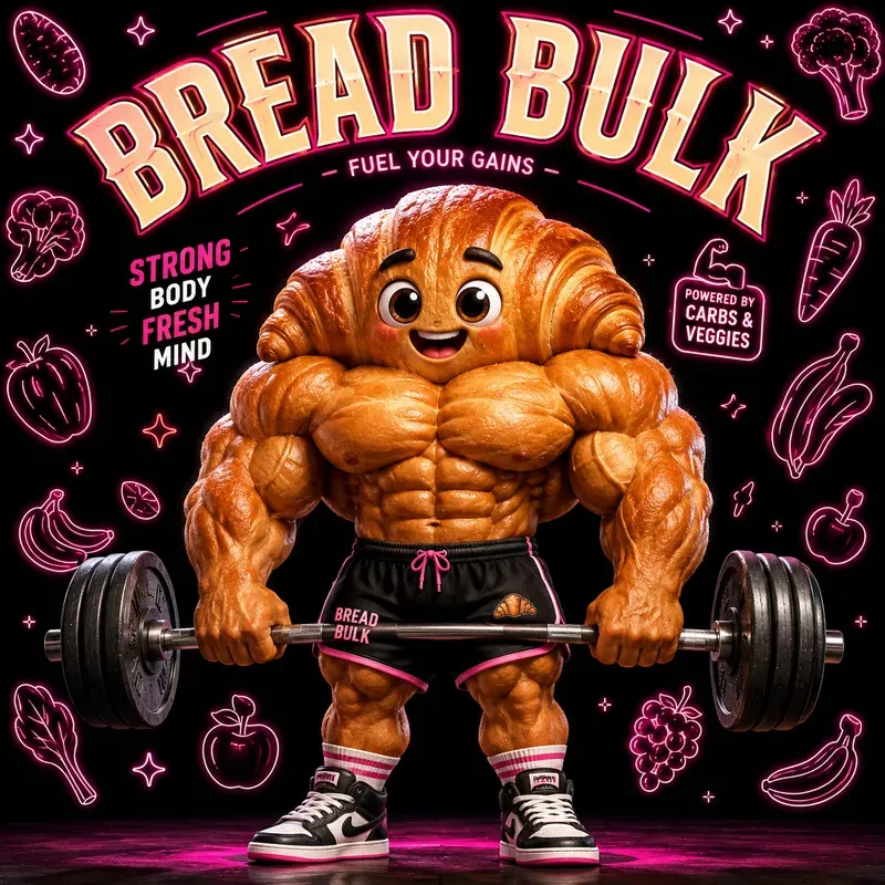 Neon Fitness Mascot Poster Packs