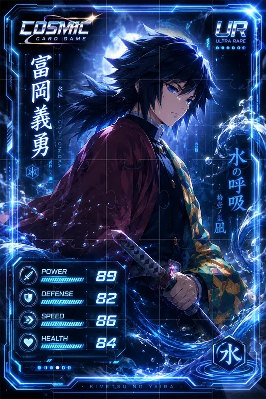 Modern Anime Trading Card Designs