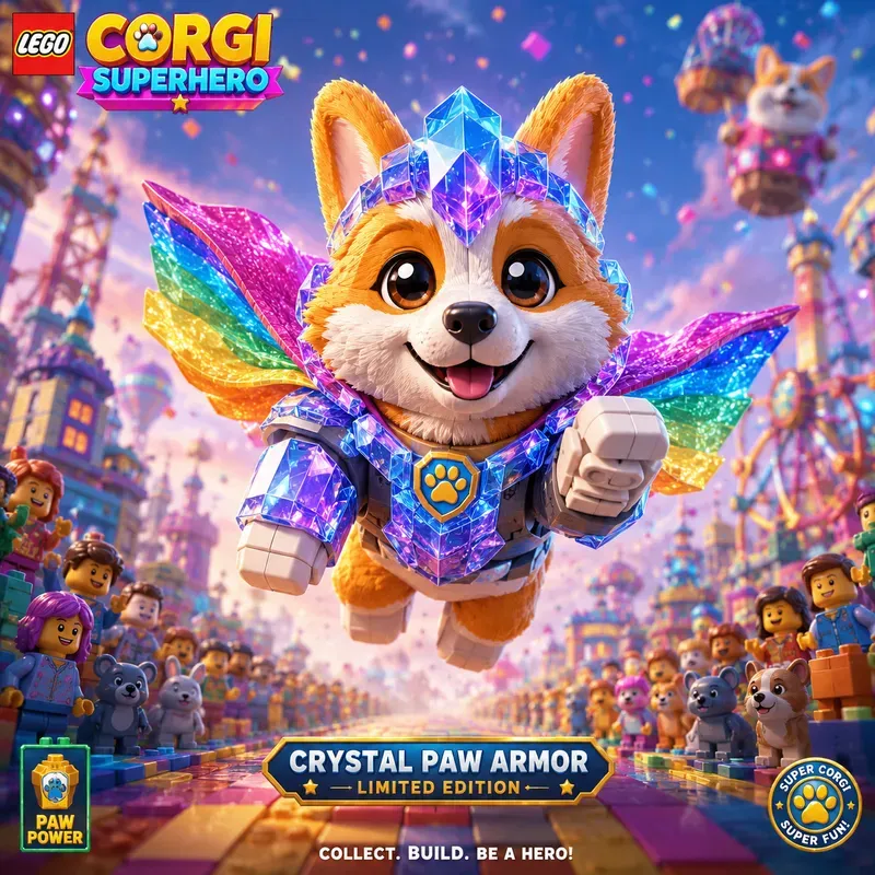 Legostyle Cute Character Posters