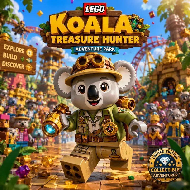 Legostyle Cute Character Posters
