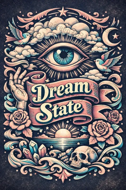 Vintage 3D Tattoo Poster Generator