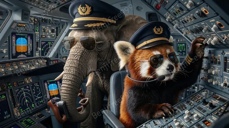 Hyper Realistic Animal Duo Pro Portraits