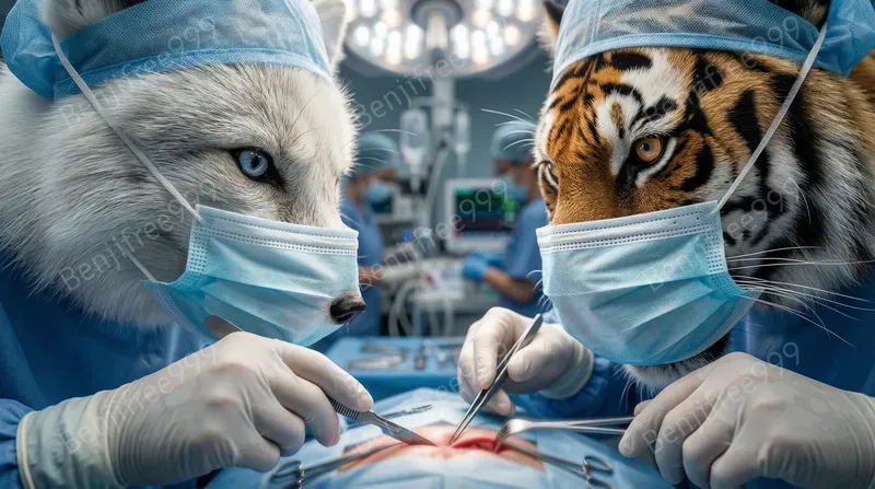 Hyper Realistic Animal Duo Pro Portraits