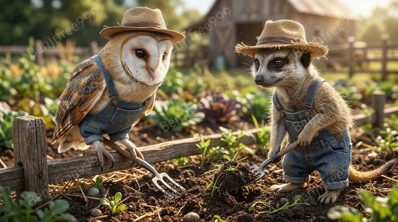 Hyper Realistic Animal Duo Pro Portraits