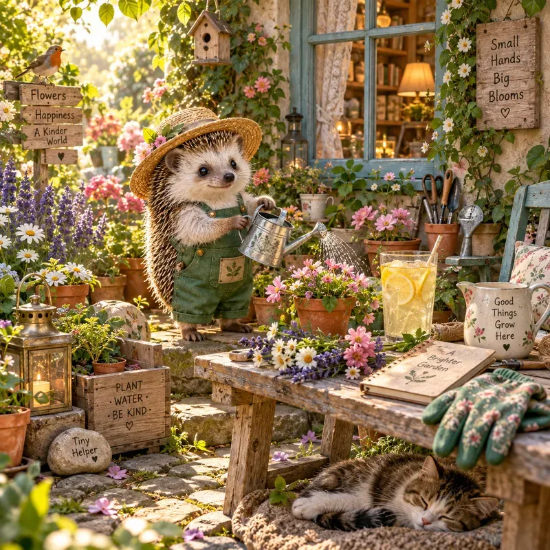 Wholesome Cozy Character Lifestyles