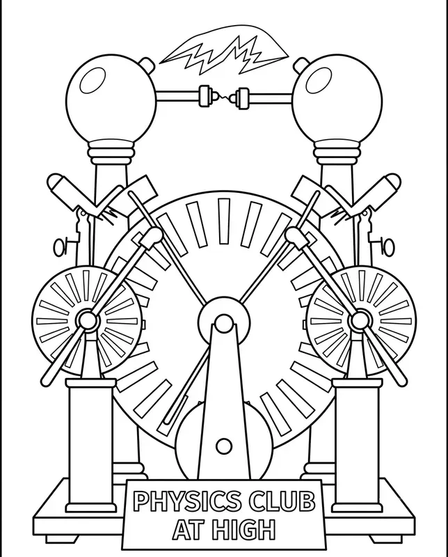 Scientific Instrument Coloring Pages