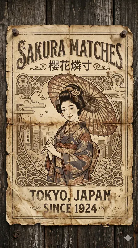 Custom 1920s Japanese Retro Posters