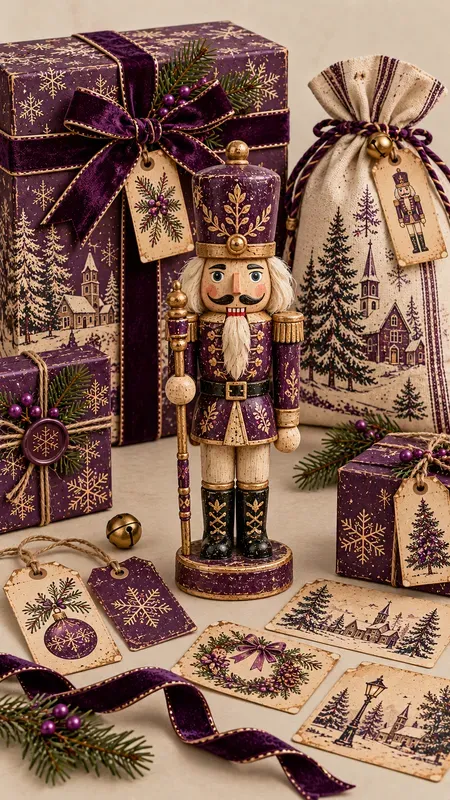 Christmas Wooden Gift Ephemera