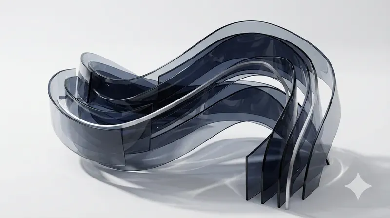 Abstract 3D Liquid Glass Backgrounds