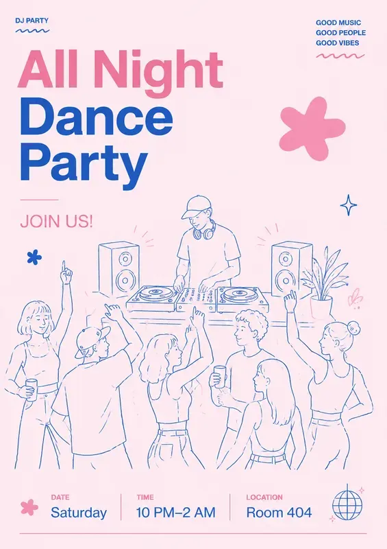 Handdrawn Indie Event Poster Generator