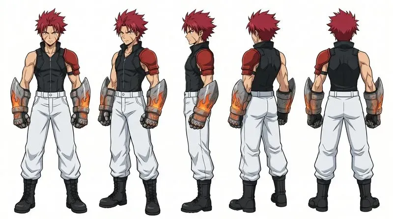 Anime Character Turnarounds