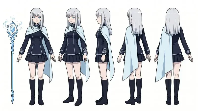 Anime Character Turnarounds