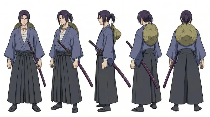 Anime Character Turnarounds