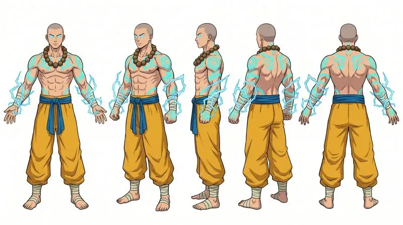 Anime Character Turnarounds