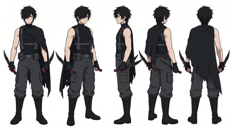 Anime Character Turnarounds