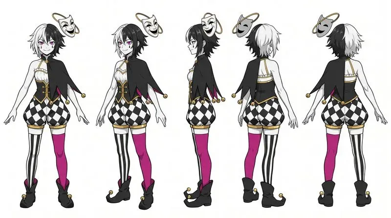 Anime Character Turnarounds