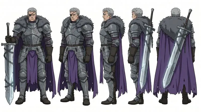 Anime Character Turnarounds